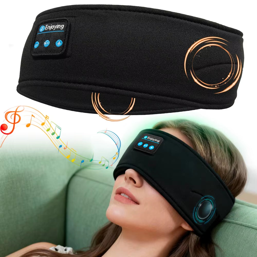 Wireless Bluetooth Earphone Sleeping Band Headphone Music Headphones Soft Elastic Comfortable Sports Headband Music Headset