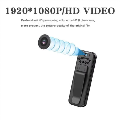 1080P HD Mini Camera Portable Digital Video Recorder Surveillance Camcorder Night Vision Video Police Bodycam Infrared