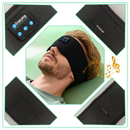 Wireless Bluetooth Earphone Sleeping Band Headphone Music Headphones Soft Elastic Comfortable Sports Headband Music Headset