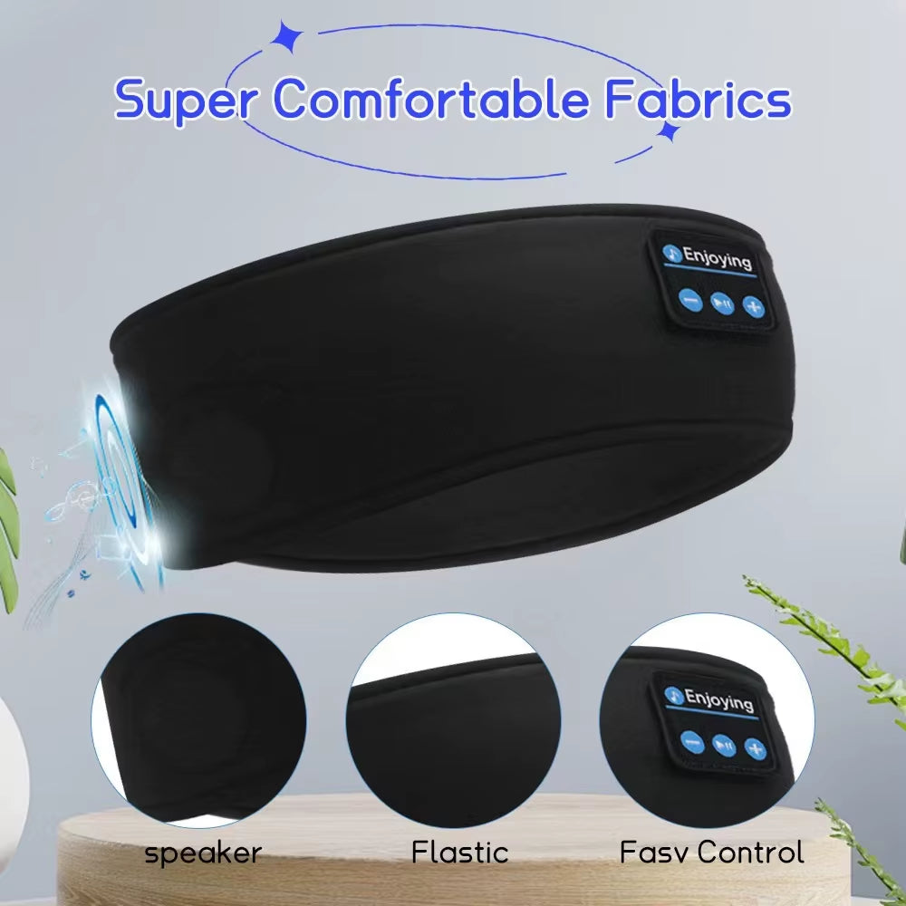 Wireless Bluetooth Earphone Sleeping Band Headphone Music Headphones Soft Elastic Comfortable Sports Headband Music Headset